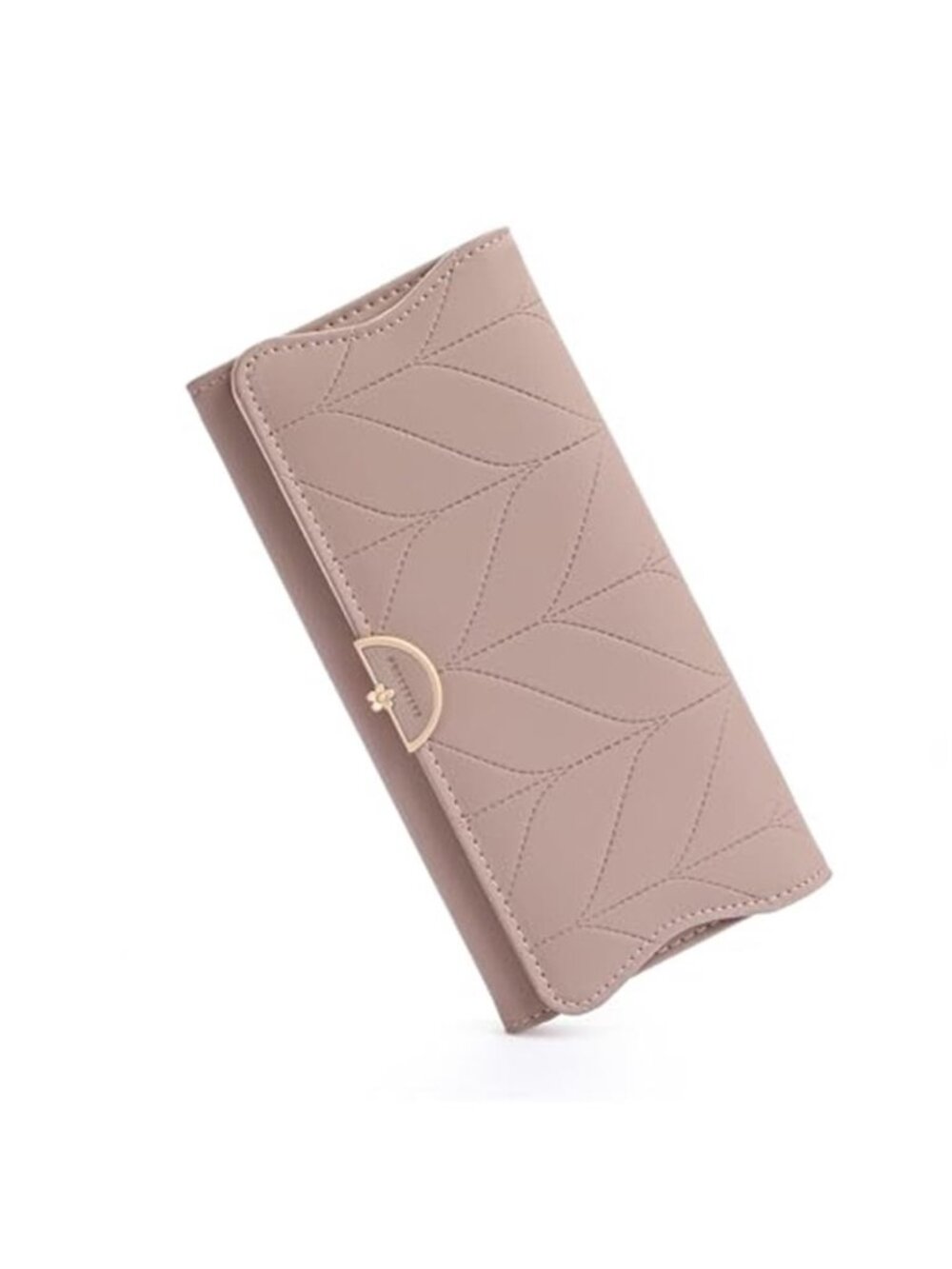 Womens Leather Trifold Wallet RFID Blocking Card Holder Zipper Coin Pocket